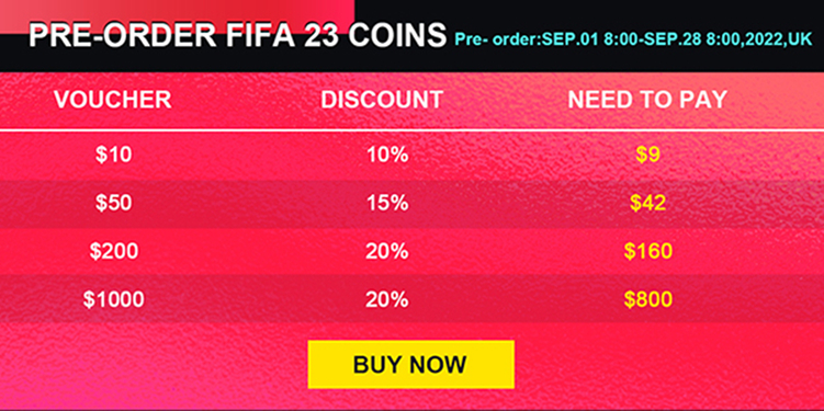 FUT 23 Pre-order Vouchers